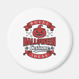 Aimant Idées de costumes d'Halloween vintage Vector Desig