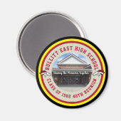 Aimant Idées de réunion de classe secondaire personnalisé (Recto/Verso)