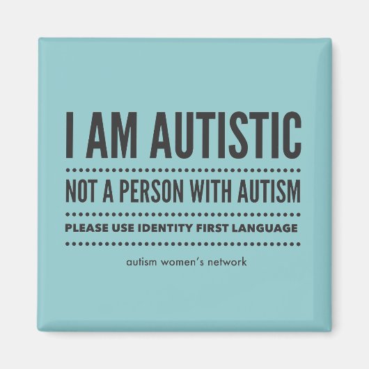 Aimant Identité - Magnat de langue première (Devant)