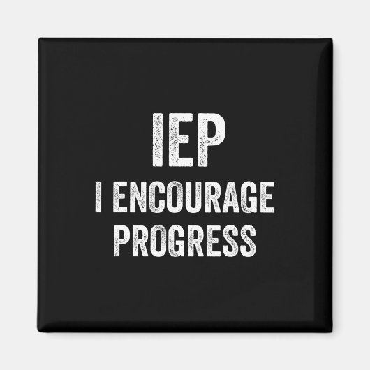 Aimant IEP I Encourager Progress Special Education School (Devant)