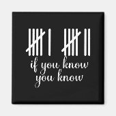 Aimant If You Know You Know Funny 67 Meme  (Devant)