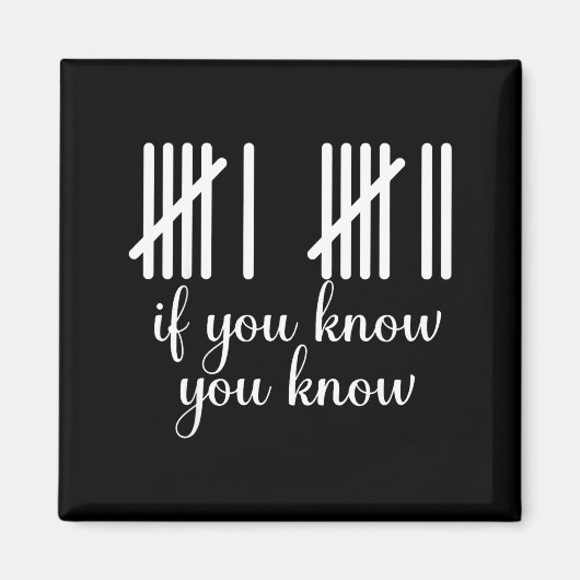 Aimant If You Know You Know Funny 67 Meme  (Devant)