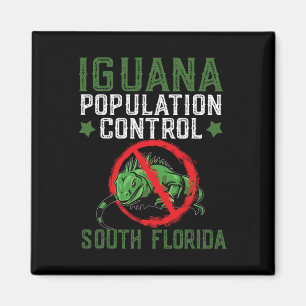 Aimant Iguana Chasse Design Pour Sud De La Floride Iguana