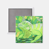 Aimant Iguana exotique (Recto/Verso)