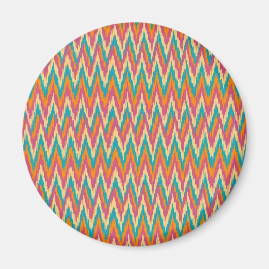 Aimant iKat Zigzag Design Couleurs d'épices (Devant)