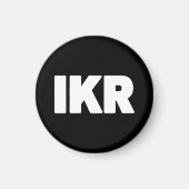 Aimant IKR | Écart de texte (Devant)