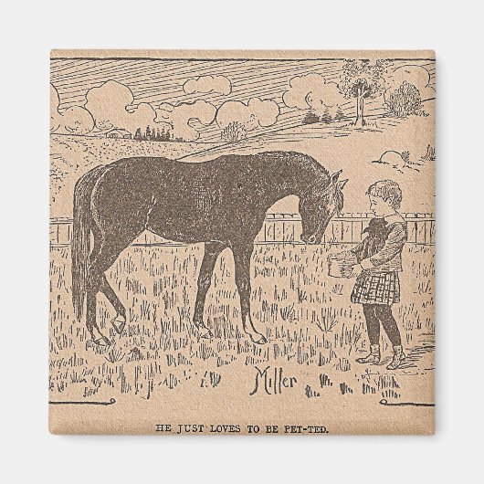 Aimant Il Aime Juste Être Pet (Devant)