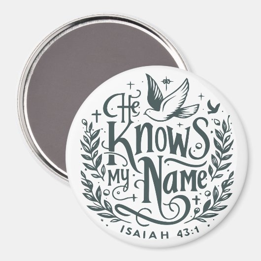 Aimant Il connaît mon nom (Recto/Verso)