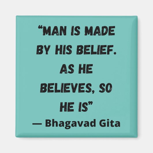 Aimant Il Croit, Il Est Donc Bhagavad Gita (Devant)