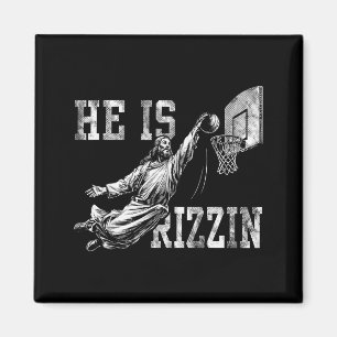 Aimant Il est drôle Rizzin Christian Basketball Meme Pâqu
