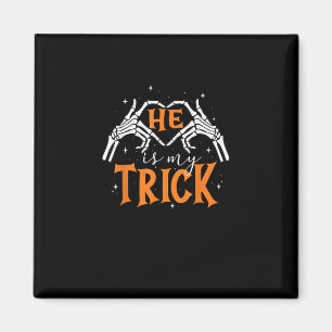 Aimant Il Est Mon Coeur Trick Skeleton Couple Main Happy 