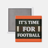 Aimant Il est temps pour l'aimant du football (Recto/Verso)