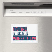 Aimant Il est temps pour plus de femmes dans le droit (In Situ (Lave-vaisselle))