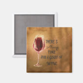 Aimant Il est toujours temps pour l'aimant du vin (Recto/Verso)