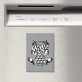 Aimant Il faut beaucoup de balles - golf drôle (In Situ (Lave-vaisselle))