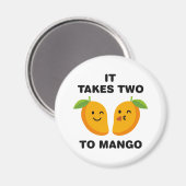 Aimant Il Faut Deux À Mango (Recto/Verso)