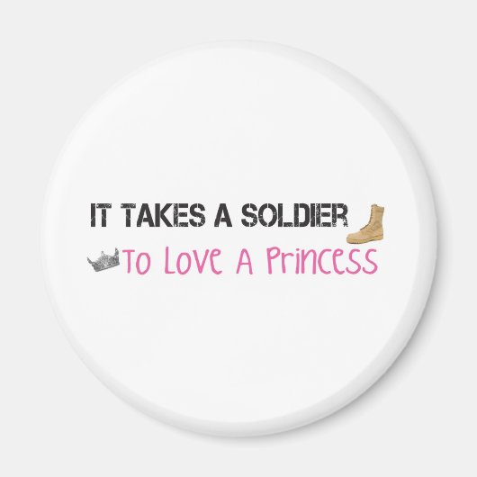 Aimant Il Faut Un Soldat Pour Aimer Une Princesse (Devant)