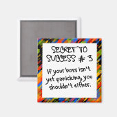 Aimant Il n'est pas encore temps de paniquer (Recto/Verso)