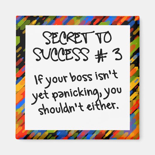 Aimant Il n'est pas encore temps de paniquer (Devant)