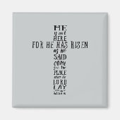 Aimant Il n'est pas ici parce qu'il s'est ressuscité comm (Devant)