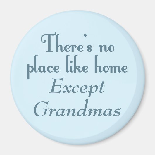 Aimant Il n'y a pas d'endroit comme chez soi (Devant)