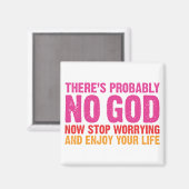 Aimant Il N'Y A Probablement Aucun Dieu (Recto/Verso)