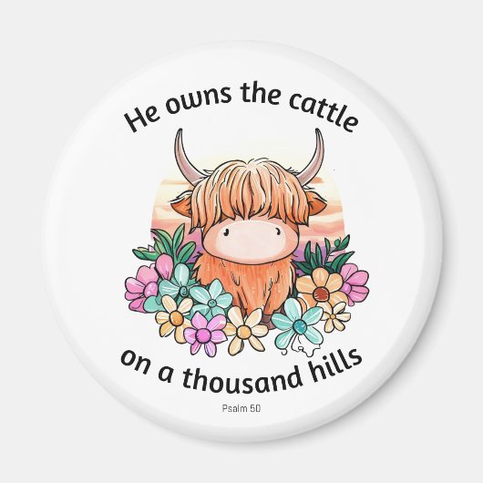 Aimant Il possède le bétail sur des milliers de collines (Devant)