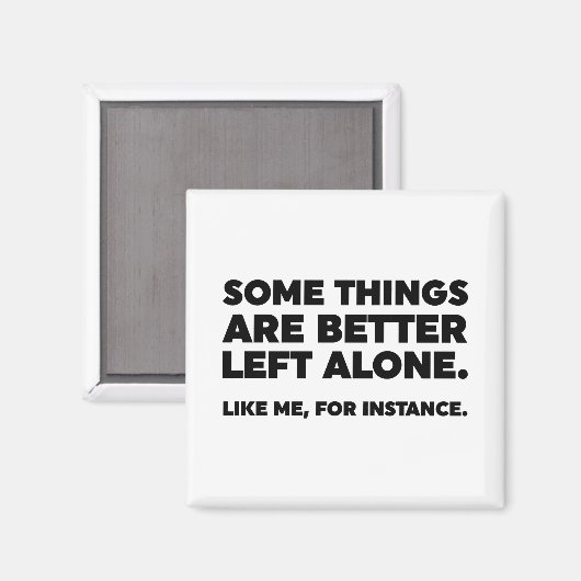 Aimant Il Vaut Mieux Laisser Certaines Choses Seules. Com (Recto/Verso)