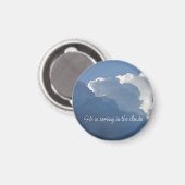 Aimant Il vient dans les nuages Citation chrétienne (Recto/Verso)