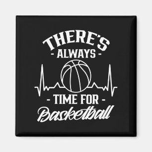 Aimant Il y a du temps pour l'équipe de basketball joueur