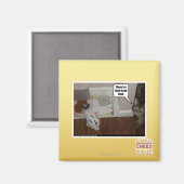 Aimant Il y a un lièvre dans ma nourriture. (Recto/Verso)