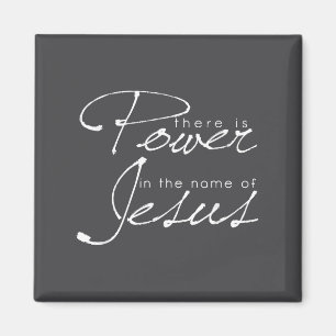 Aimant Il y a Wer dans le nom de Jésus chrétien
