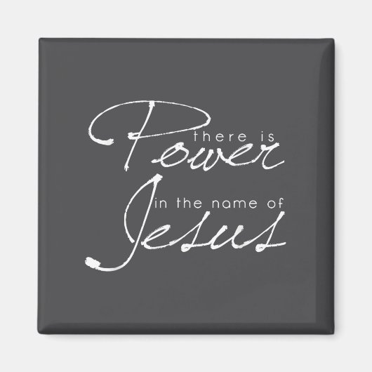 Aimant Il y a Wer dans le nom de Jésus chrétien (Devant)
