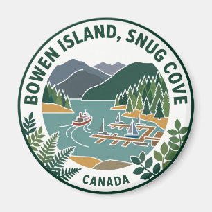 Aimant Île Bowen, baie Snug Canada