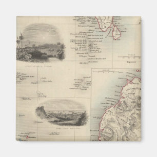 Aimant Île Dans L'Océan Indien