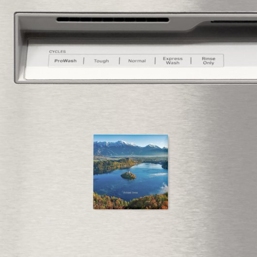 Aimant Île de Bled, Slovénie, pittoresque (In Situ (Lave-vaisselle))