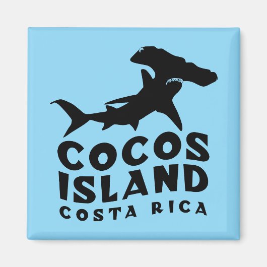 Aimant Île de Cocos de requin marmerhead (Devant)