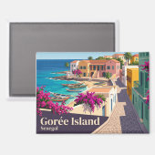 Aimant Île de Gorée Sénégal (Recto/Verso)
