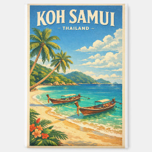 Aimant Île de Koh Samui, Thaïlande rétro
