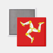 Aimant Île de l'homme (Recto/Verso)