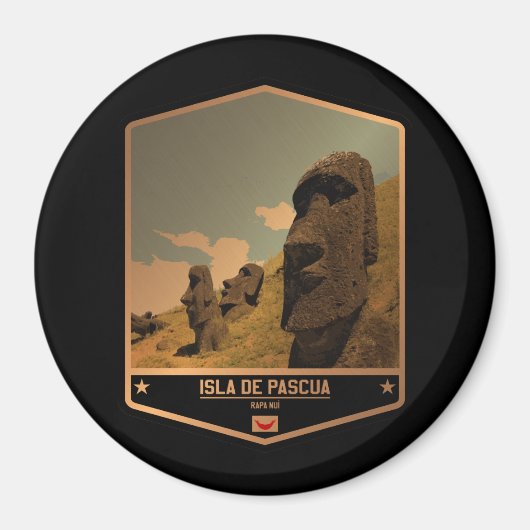 Aimant Île de Pâques (Devant)