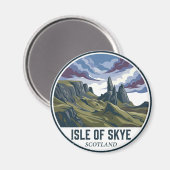 Aimant Île de Skye Écosse (Recto/Verso)