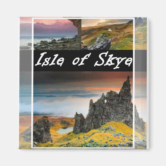 Aimant Île de Skye : paysage (Devant)