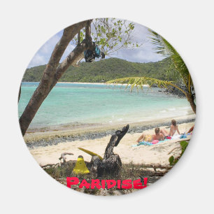 Aimant ÎLE de ST JOHN, Paridise !