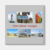 Aimant Île de Tybee, Géorgie (Devant)