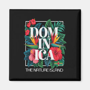 Aimant Île de vacances de la Dominique Antilles Caraïbes