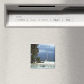 Aimant Ile de Waisaladup (verte), Kuna Yala, Panama (In Situ (Lave-vaisselle))