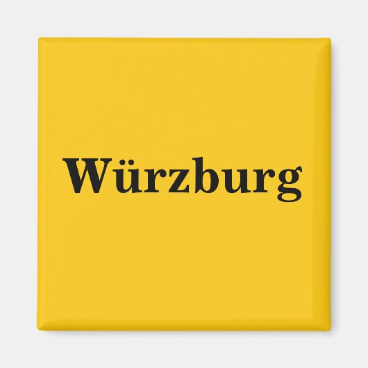 Aimant Île de Wurtzbourg (Devant)
