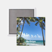Aimant île des Caraïbes, Martinique (labellisée) (Recto/Verso)