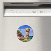 Aimant Île Green Flowerpot, Tobermory, fleurs de l'Ontari (In Situ (Lave-vaisselle))